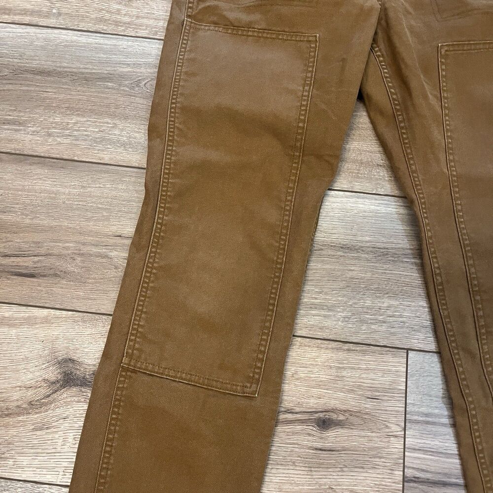 REI Co-op Trailsmith Double Knee Brown Canvas Pants Workwear Women's 10 (32x30") - Picture 4 of 8